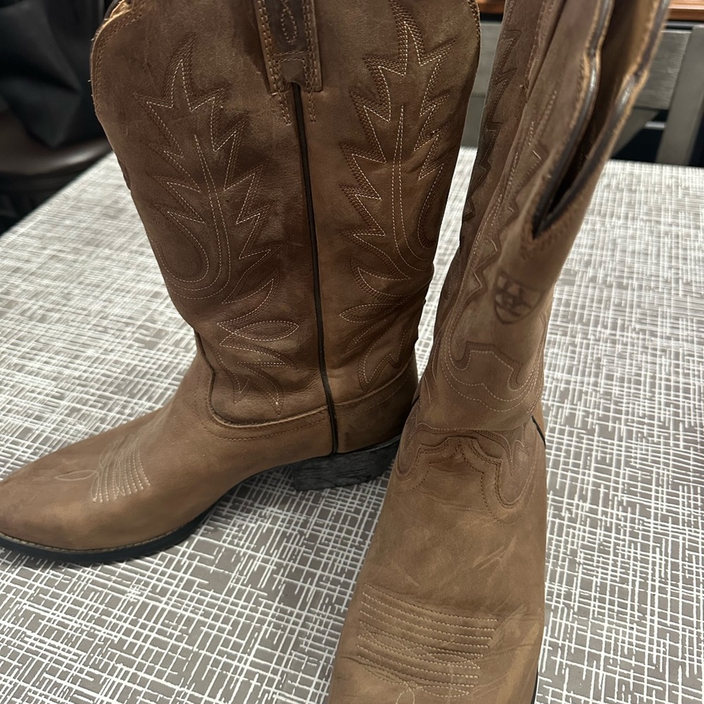 Brown Western Leather Boots